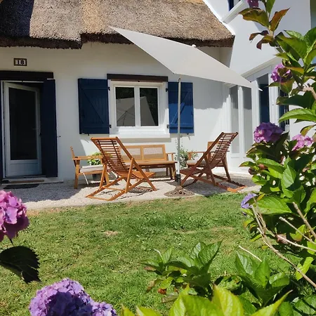 別荘 La Chaumiere Aux Hortensias Saint-Jouin-Bruneval