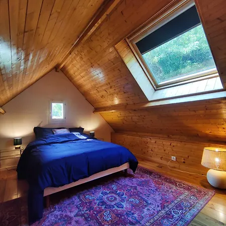 別荘 La Chaumiere Aux Hortensias Saint-Jouin-Bruneval